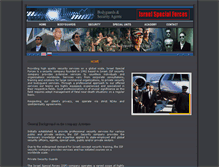 Tablet Screenshot of israel-bodyguards.net